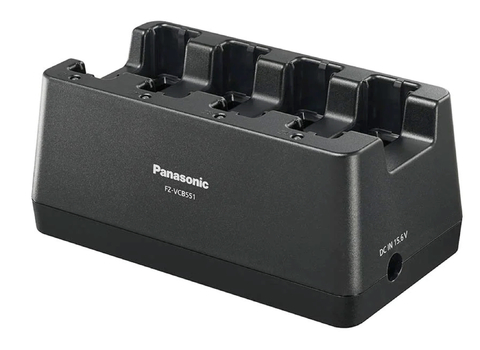 Panasonic 4-Bay Battery Charger FZ-VCB551M Compatível com TOUGHBOOK 55, 40
