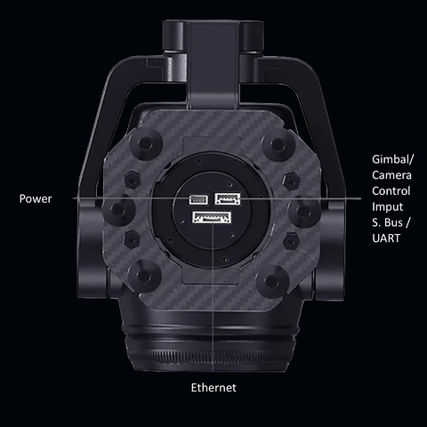 SIYI ZR30 4K 8MP Ultra HD 180X Hybrid 30X Optical Gimbal Camera + ZT30 Quick Release Anti-vibration Claw