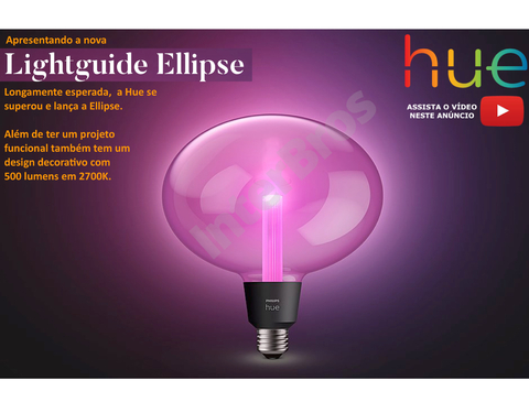 Philips Hue Lightguide Bluetooth Lâmpada Ellipse - comprar online