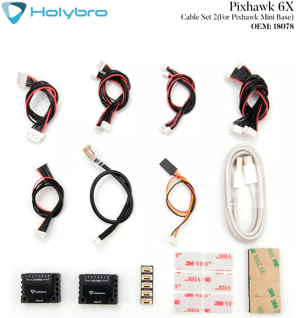 Holybro Pixhawk 6X l Sistema de Voo & GPS l Controlador de voo modular l UAVs & Drones l 11053 l 18062 l 18074 l 18066 l 18078 l 20172 l 20173 l 20295 l 20175 l Escolha seu Kit - online store