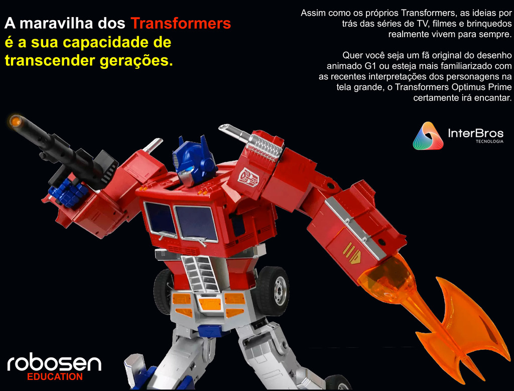 Robosen Robotics Transformers Optimus Prime Elite Edition , Educacional e Recreativo, +8 anos - comprar online