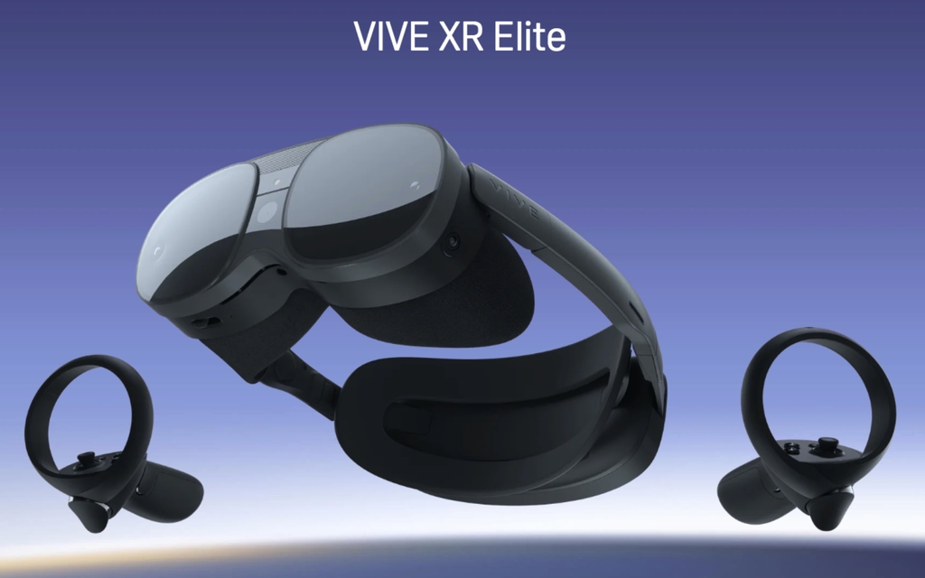 Imagen de HTC VIVE XR Elite VR System l Headset Standalone , Funciona com ou sem cabos e sem PC , Realidade Aumentada (AR) , Realidade Virtual (VR) 99HATS002-00