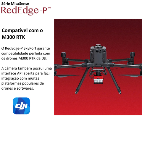 Ageagle MicaSense RedEdge-P Sensor Multispectral l DJI SkyPort Kit l Compatível com Matrice 300 RTK - comprar online