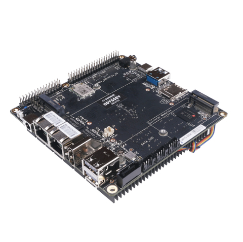 ODYSSEY Mini PC | SBC Single Board Computer | Win10 Expansível | Linux e Arduino Core | Intel Celeron J4125 | Quad-Core 2.0-2.7GHz | Intel UHD Graphics 600 | 8 GB RAM | 64 GB eMMC | NICs Ethernet Dual Gigabit