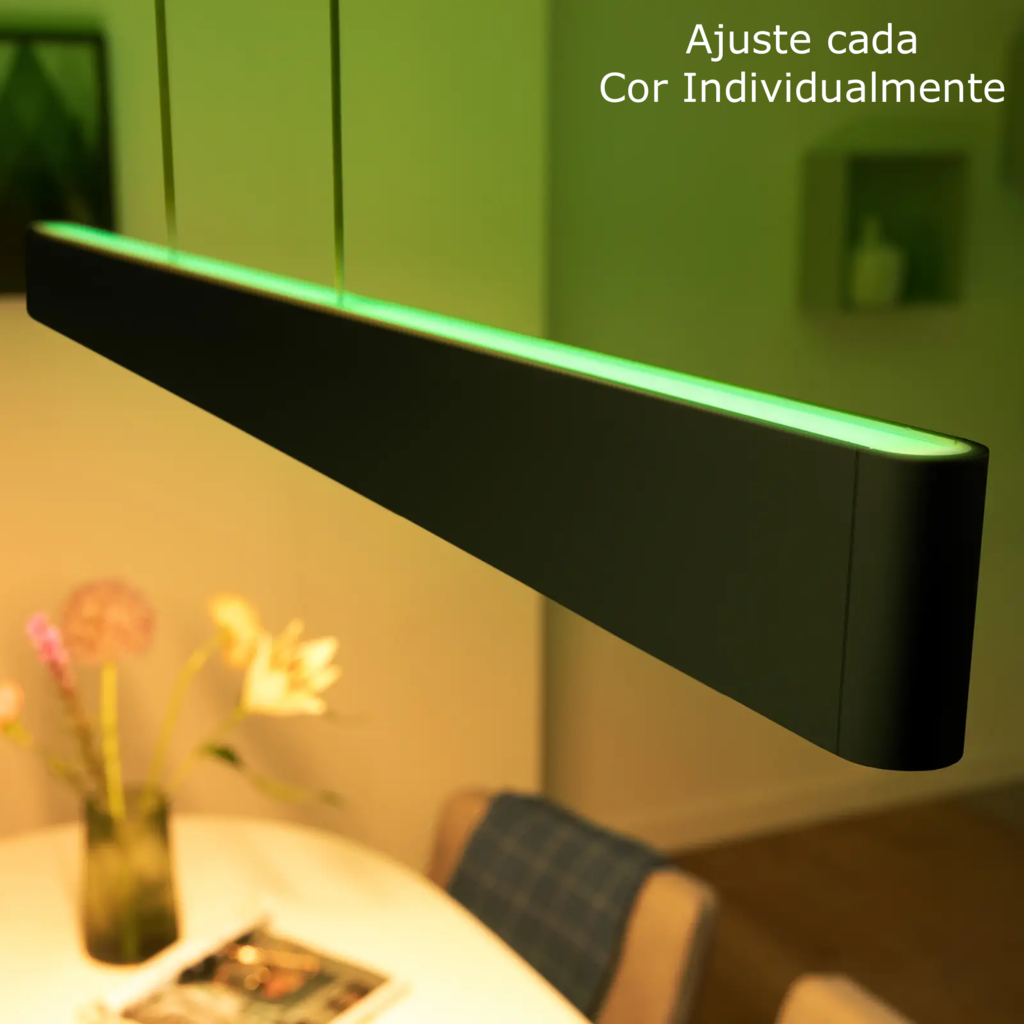 Philips Hue White & Color Ambiance Ensis Pendant Light , Luminária Pendente Inteligente , Bluetooth e WiFi