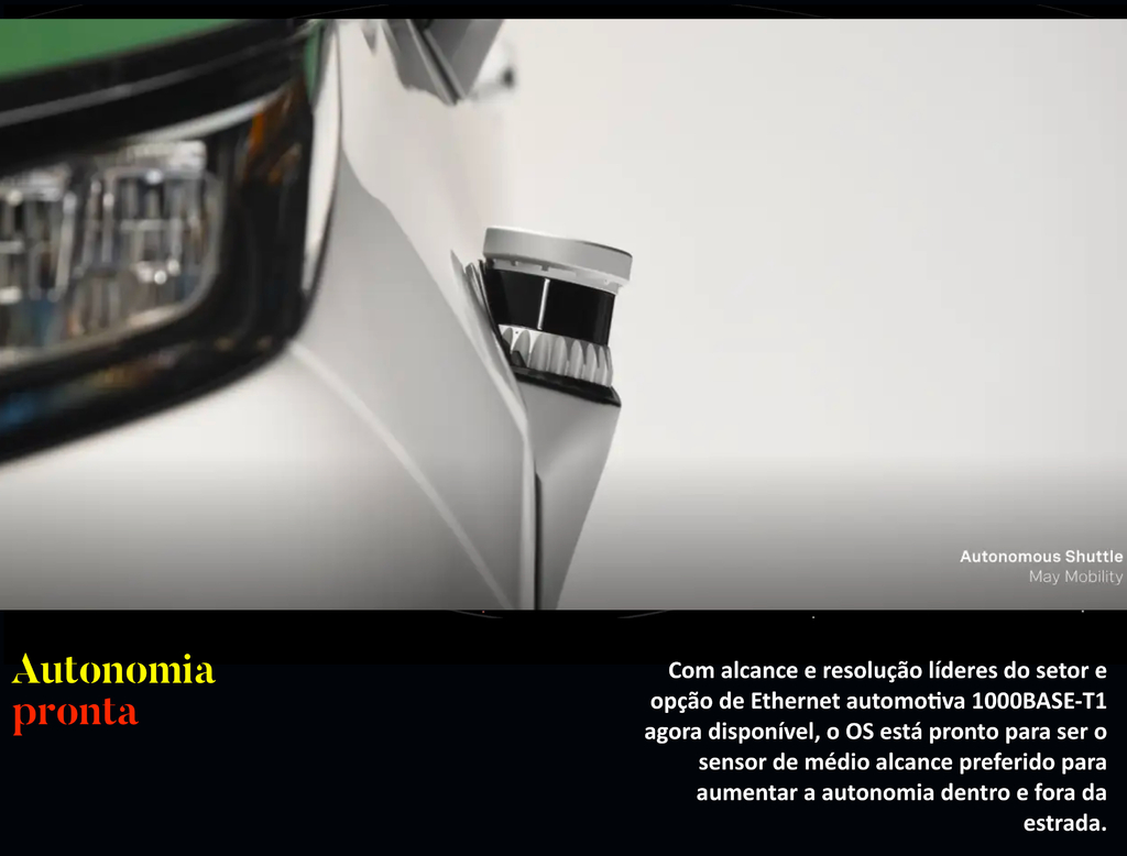 OUSTER VELODYNE LiDAR OS1 REV 7 - Loja do Jangão - InterBros