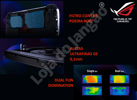 ASUS ROG XG Mobile (GC33Y-059) Gaming External Graphic Docks , + ASUS ROG ALLY com NVIDIA GeForce RTX 4090 16GB GDDR6 - Loja do Jangão - InterBros