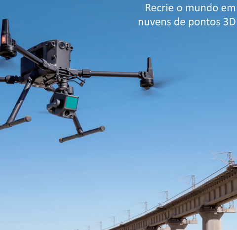 DJI Zenmuse L1 l Câmera RGB l Módulo Lidar & IMU integrados l Compatível com Matrice 300 l DJI Terra l Drones & UAVs l Pronta Entrega on internet