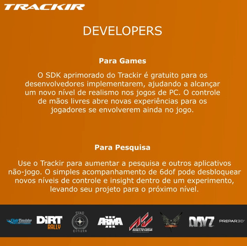 TrackIr 5 Optical Head Tracker | TrackClip para Headsets Incluído | Rastreador que acompanha a posição e a orientação da sua cabeça | Gaming | Simulador | PC - online store