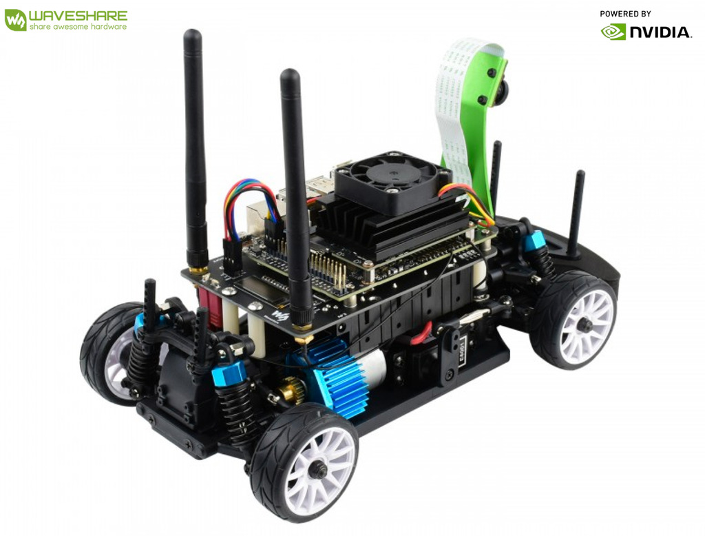 WaveShare JetRacer Pro AI Kit A Pro Version, High Speed AI Racing Robot Powered by NVIDIA Jetson Nano - Loja do Jangão - InterBros