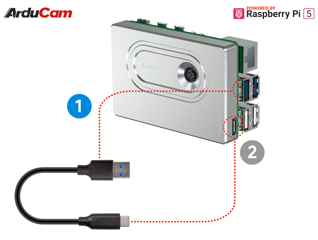 Arducam PiNSIGHT, 12MP Vision AI Mate for Raspberry Pi 5 , Luxonis OAK , B0505 na internet