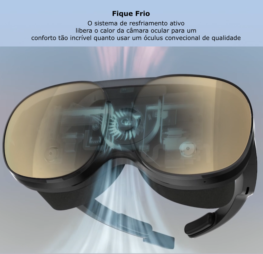HTC VIVE FLOW | + Case | Compacto e Leve A Serenidade Acontece | Os óculos VR Imersivos Feitos para o Bem-Estar e a Produtividade Consciente - Loja do Jangão - InterBros