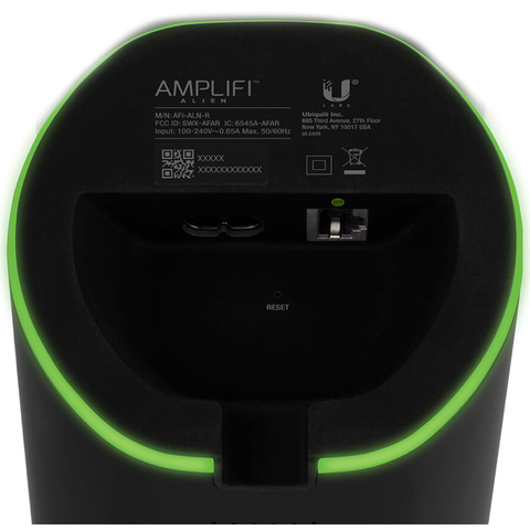 Ubiquiti Amplifi Alien Tri-Band WiFi6 Gigabit Router l Sistema WiFi6 Mesh l Tela Touchscreen l 4 portas Gigabit Ethernet l VPN integrada l Tecnologia Teleport l Sistema Mesh escalável l Ativado para Uso Doméstico ou Comercial l Cobertura de até 1.120 m²