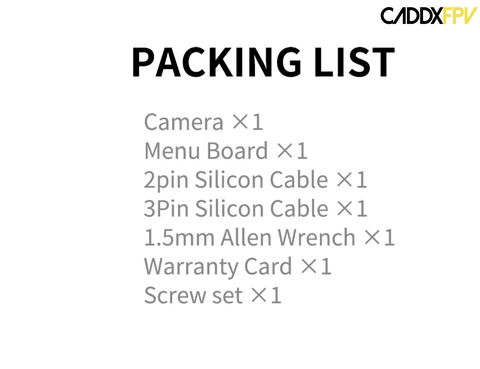 Caddx Ratel 2 Micro Starlight 1200TVL Low Latency FPV Camera Visão Noturna Drones Aviões Robots & UAVs l Kit com 10 Câmeras na internet