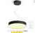 Philips Hue White and Color Ambiance Enrave l Ceiling Pendant Smart l Luminária Pendente de Teto Inteligente l Bluetooth & WiFi l LED Integrado l Poderoso Fluxo Luminoso 4.300 lumen l Copas, Cozinha, Sala de Jantar, Escritório l Compatível com Alexa, Apple Homekit & Google Assistant l Requer Hue Bridge