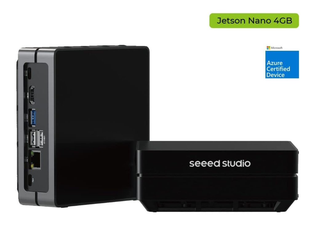 Seeed Studio reComputer J2012 | Mini PC com 21 TOPs | Edge AI Device com Jetson Xavier NX Module 16GB | 384-core NVIDIA Volta GPU | JetPack Pré-Instalado | Alternativa ao NVIDIA Jetson Xavier NX Developer Kit