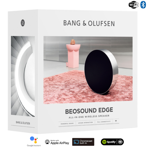 Bang & Olufsen Beosound Edge l Cor Natural l Wireless Multiroom Speaker l Auto Falante Compacto True 360º l Desafia a Gravidade l 1ª Porta de Graves Ativa do Mundo l Incríveis 800W l Controle de Som Direcional l WiFi & Bluetooth l Chromecast & Google Assistant Integrados l Compatível com Apple 2 & Spotify Connect l Recomendado para áreas de 20m² até 120m² - tienda online