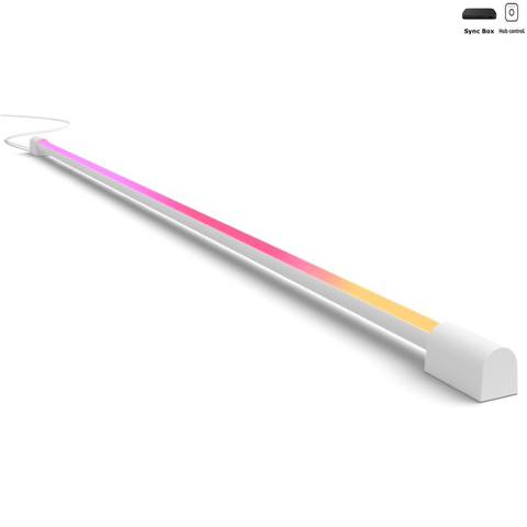 Philips Hue Play Gradient Lightstrip Fita de LED 75" + Hue Light Tube Large + Hue Sync Box TVs Maiores do que 75" - comprar online