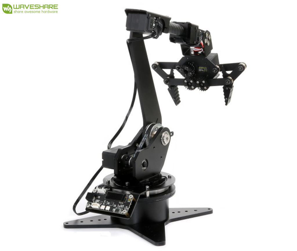 WaveShare RoArm-M1 Desktop Robotic Arm Kit, High-Torque Serial Bus Servo, Based On ESP32, 5-DOF, Supports Wireless Control - loja online