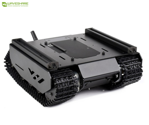 Imagem do WaveShare UGV01 Off-Road Tracked , compatível com NVDIA Jetson Nano e Raspberry Pi