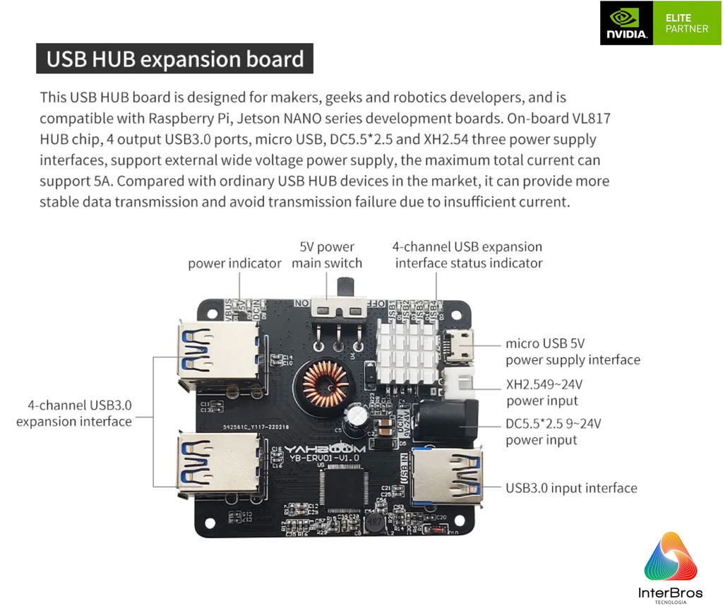 Yahboom ROSMASTER X3 Plus ROS2 Robot with Mecanum Wheel & 6DOF Arm, NVIDIA Módulo Jetson Orin NX 16GB , ORIN NANO ou Raspberry Pi - loja online