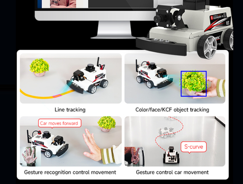 Yahboom MicroROS-Pi5 ROS2 Robot Car for Raspberry Pi 5 8GB , ROS2-HUMBLE + Python3 , Autonomous Driving LiDAR , Stem Education Project - loja online