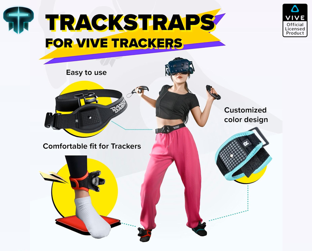 HTC VIVE Ultimate Tracker 5+1 Kit + TrackStraps for VIVE Ultimate Tracker + Dance Dash Game Key - comprar online