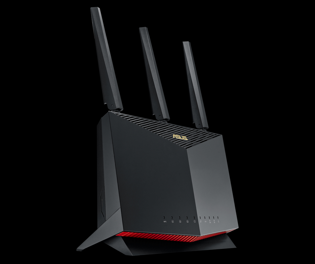 ASUS RT-AX86U AX5700 Wireless Dual-Band Gigabit Gaming Router l Roteador Gamer l Projetado para games online e móveis l 2 portas USB 3.2 l Cobertura de até 600 m² l Incluída Segurança de Internet Vitalícia l Compatível com PS5 - comprar online