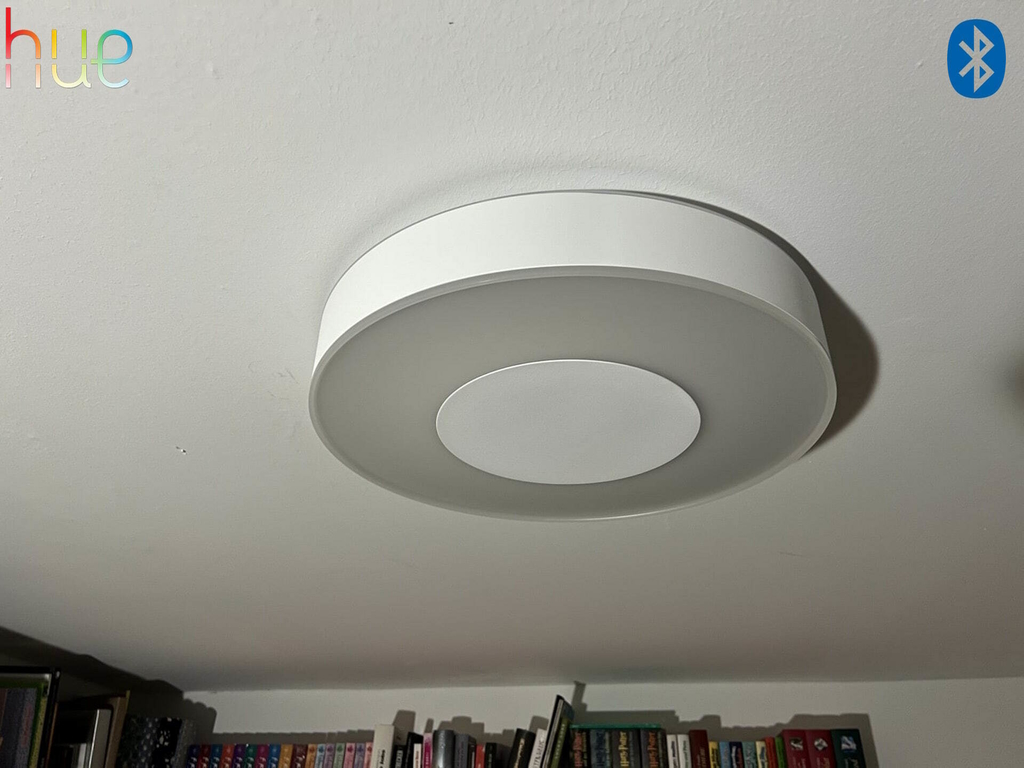 Philips Hue White & Color Ambiance Xamento Large l Bathroom Smart Ceiling l Luminária de Teto Inteligente Grande l Feita para Banheiros l A Prova D' Água l WiFi e Bluetooth l Alto Fluxo Luminoso 3.700 lumen l LED Integrado l Compatível com Alexa, Apple Homekit & Google Assistant l Requer Hue(TM) Bridge - loja online