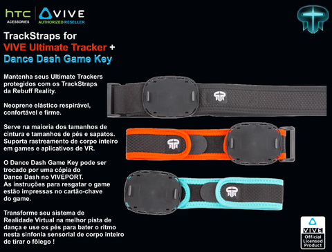 HTC VIVE Ultimate Tracker 5+1 Kit + TrackStraps for VIVE Ultimate Tracker + Dance Dash Game Key en internet