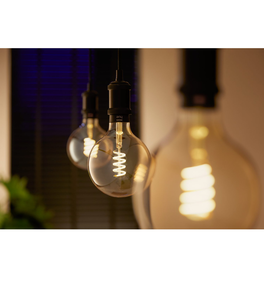 Imagem do Philips Hue ST72 Lâmpada Bluetooth Filamento Retrô Vintage Edison Gigante 220V + Hue G125 Lâmpada Bluetooth Filamento Retrô Vintage Globo Gigante 220V