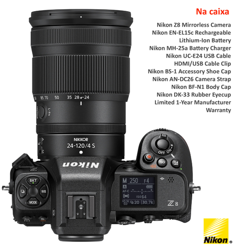 Nikon Z8 Mirrorless Camera - Loja do Jangão - InterBros