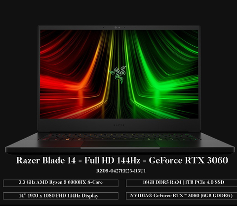 Razer® 14" l Razer® Blade 14 Gaming Laptop , 16GB RAM , 1TB SSD , RZ09-0427EE23-R3U1 - comprar online