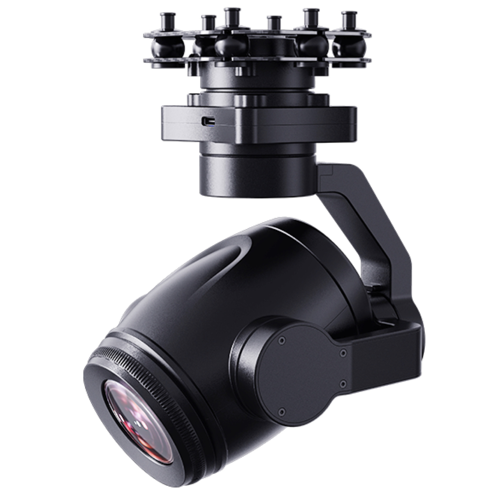 SIYI ZR30 4K 8MP Ultra HD 180X Hybrid 30X Optical Gimbal Camera + ZT30 Quick Release Anti-vibration Claw