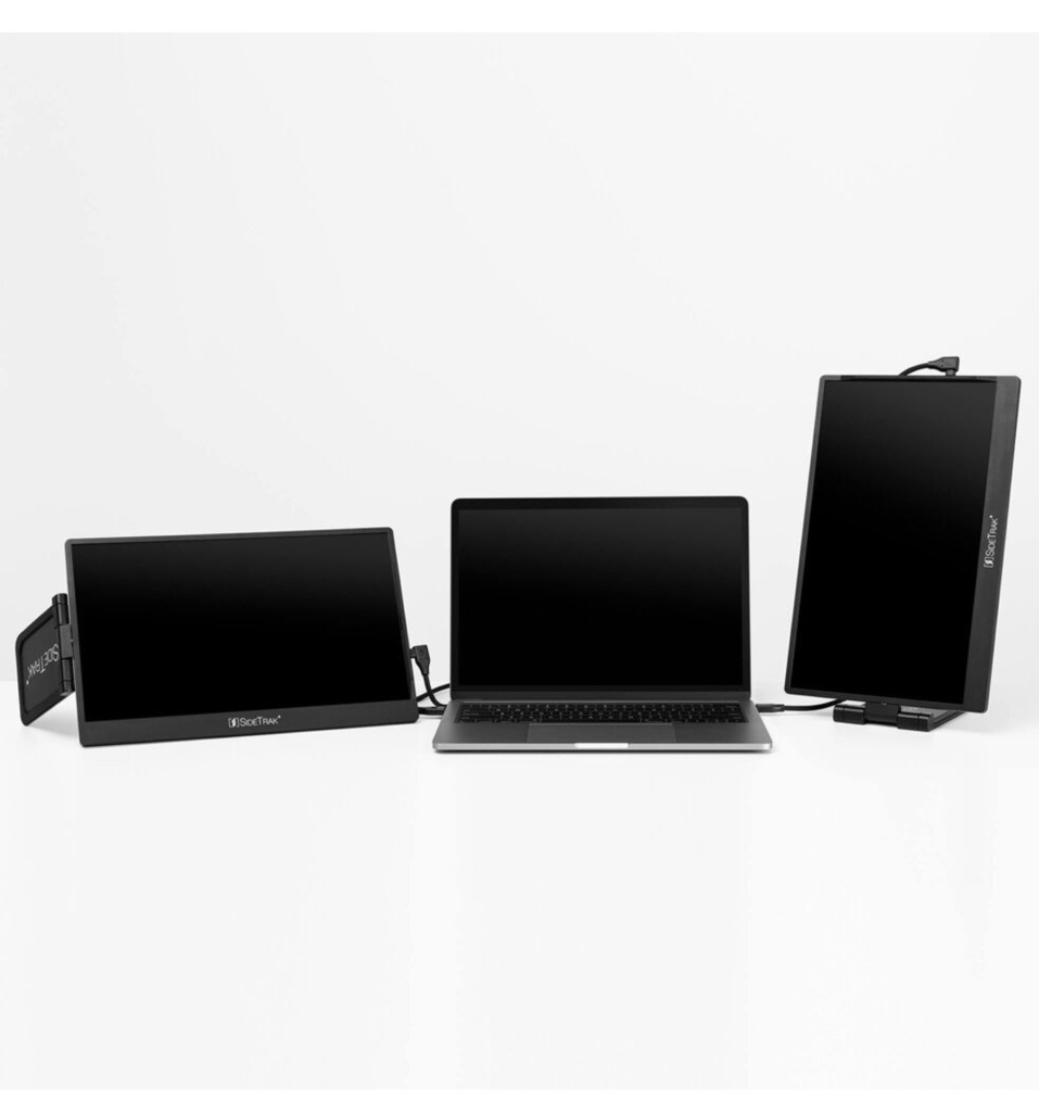 SideTrak Swivel 14” Attachable Portable Monitor for Laptop l Extensor Portátil l Triplo Monitor l FHD IPS USB l Tela Dupla com Suporte l Compatível com Mac, PC e Chrome | Adapta-se a todos os tamanhos de laptop - comprar online