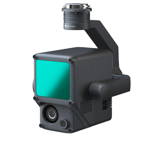 DJI Zenmuse L1 l Câmera RGB l Módulo Lidar & IMU integrados l Compatível com Matrice 300 l DJI Terra l Drones & UAVs l Pronta Entrega - Loja do Jangão - InterBros