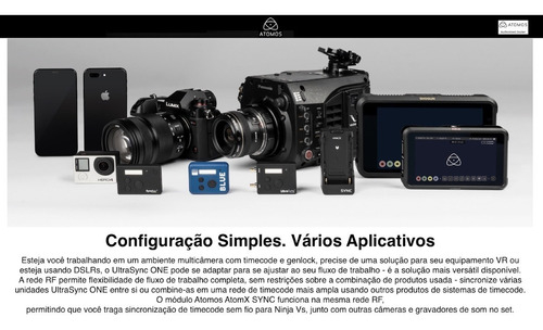 Atomos UltraSync ONE RF Timecode Sync para o AtomX Sync e Ninja V en internet