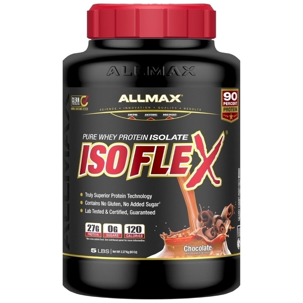 AllMax Nutrition ISOFLEX- 100% PURE WHEY PROTEIN ISOLATE POWDER , O Melhor Whey Protein do Mundo , 2.2 Kgs na internet