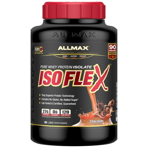 AllMax Nutrition ISOFLEX- 100% PURE WHEY PROTEIN ISOLATE POWDER , O Melhor Whey Protein do Mundo , 2.2 Kgs na internet