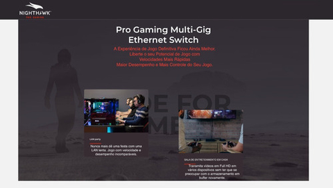 Netgear Roteador Gs810emx Nighthawk Pro Gaming Sx10 on internet