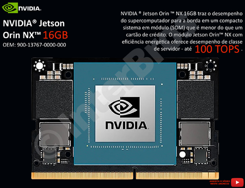 NVIDIA Jetson ORIN NX 16GB Module 100 TOPS 900-13767-0000-000 - buy online