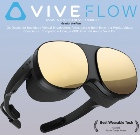 HTC VIVE FLOW | + Power Bank (21W) | Compacto e Leve A Serenidade Acontece | Os óculos VR Imersivos Feitos para o Bem-Estar e a Produtividade Consciente - comprar online