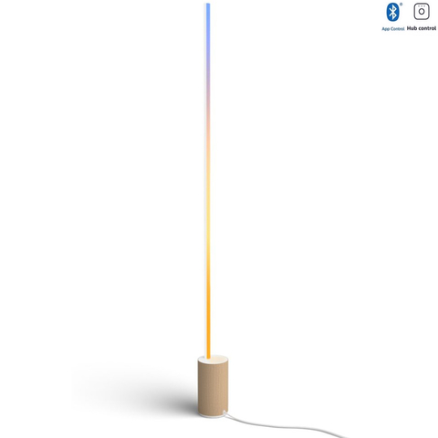 Philips Hue White & Color Ambiance Gradient Signe Oak Floor Lamp + Table Lamp Wood-Toned 2ª Geração - comprar online