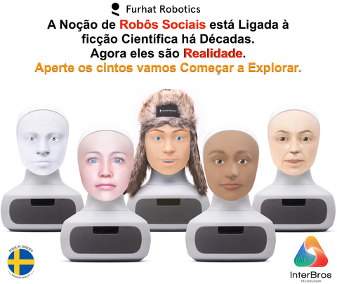 Imagem do Furhat Robotics , The World's Most Advanced Social Robot