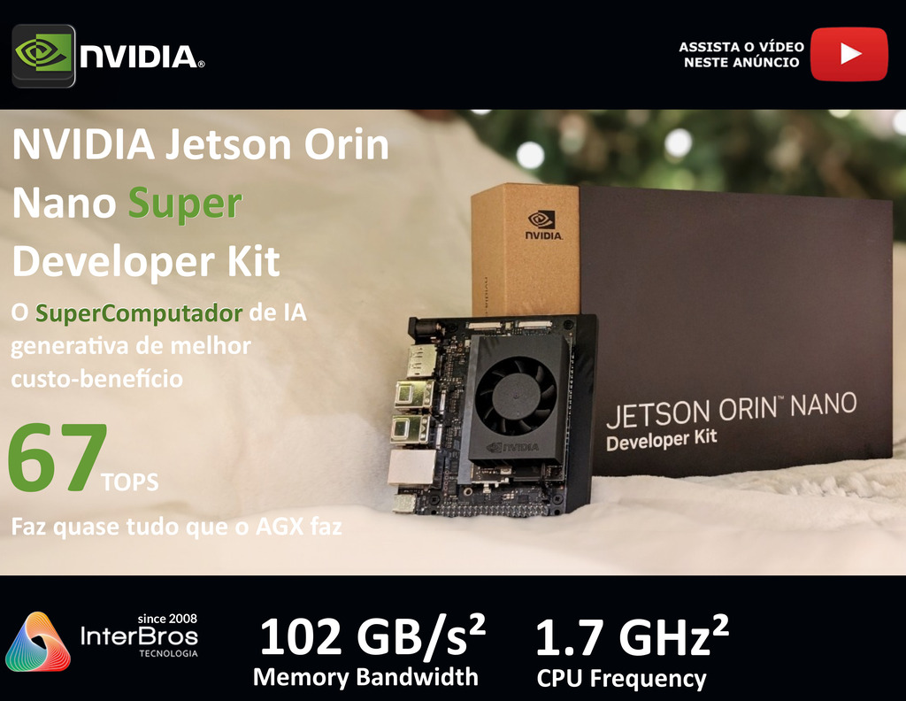 NVIDIA JETSON ORIN NANO SUPER DEVELOPER KIT , 945-13766-0005-000 - comprar online