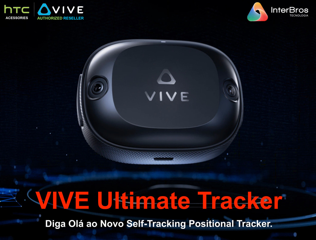 HTC VIVE Ultimate Tracker 3+1 Kit + TrackStraps for VIVE Ultimate Tracker + Dance Dash Game Key - Loja do Jangão - InterBros