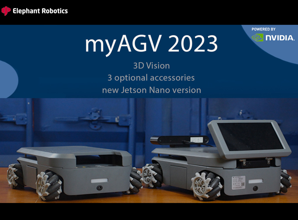 Elephant Robotics MyAGV 2023 , NVIDIA Jetson Nano ou Raspberry Pi , Autonomous Navigation Smart 4-Wheel Drive Vehicle , Educacional , Industrial , +8 anos - Loja do Jangão - InterBros