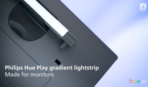 Philips Hue Play Gradient Lightstrip Fita de LED Para Monitores PC e Mac 32" até 34" na internet