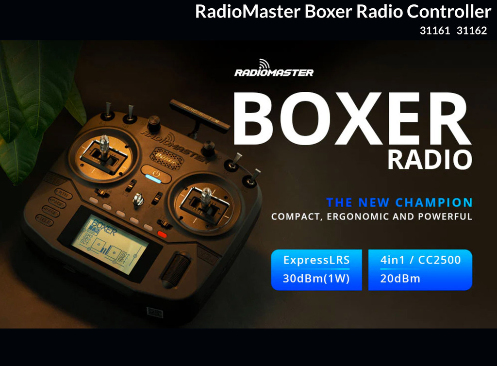 Holybro RadioMaster Boxer Radio Controller , 31161 , 31162 - comprar online