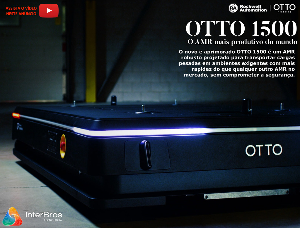 Otto Motors OTTO 1500 by Rockwell Automation , AMR Heavy Autonomous Mobile Robot , até 1.900 Kgs na internet